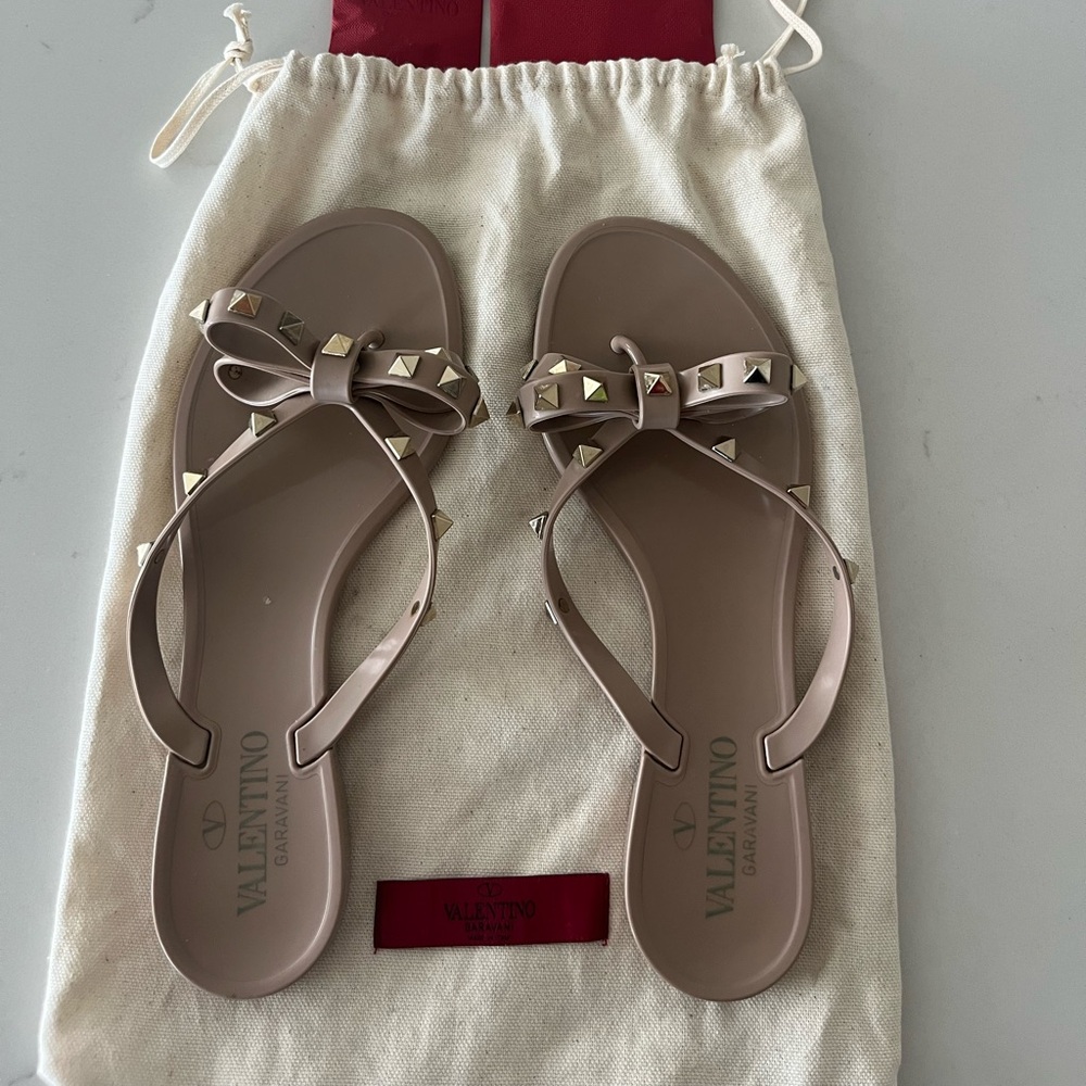 Valentino Rockstud Sandals Size 37